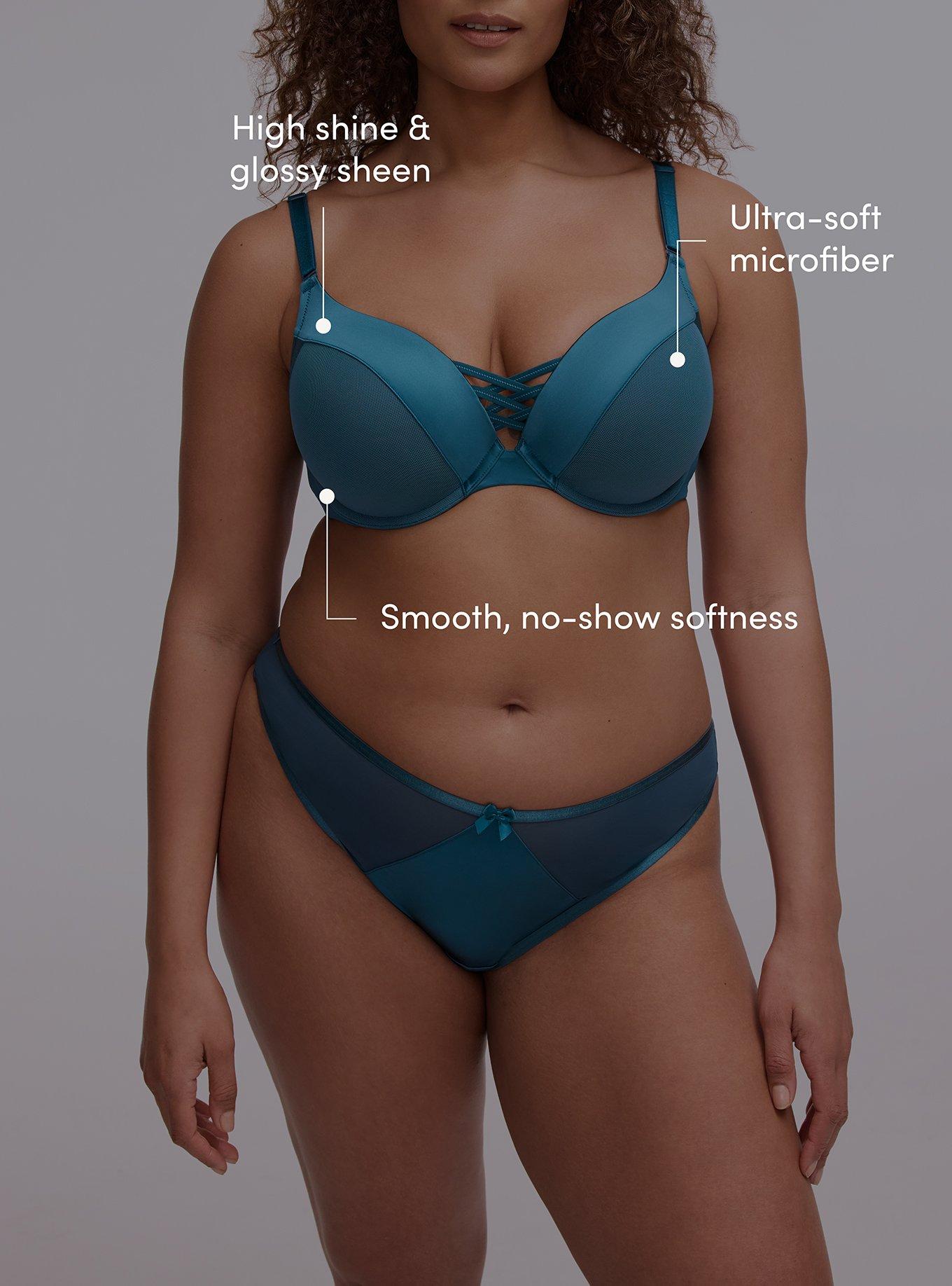 XO Plunge Push-Up Bra, LEGION BLUE, alternate