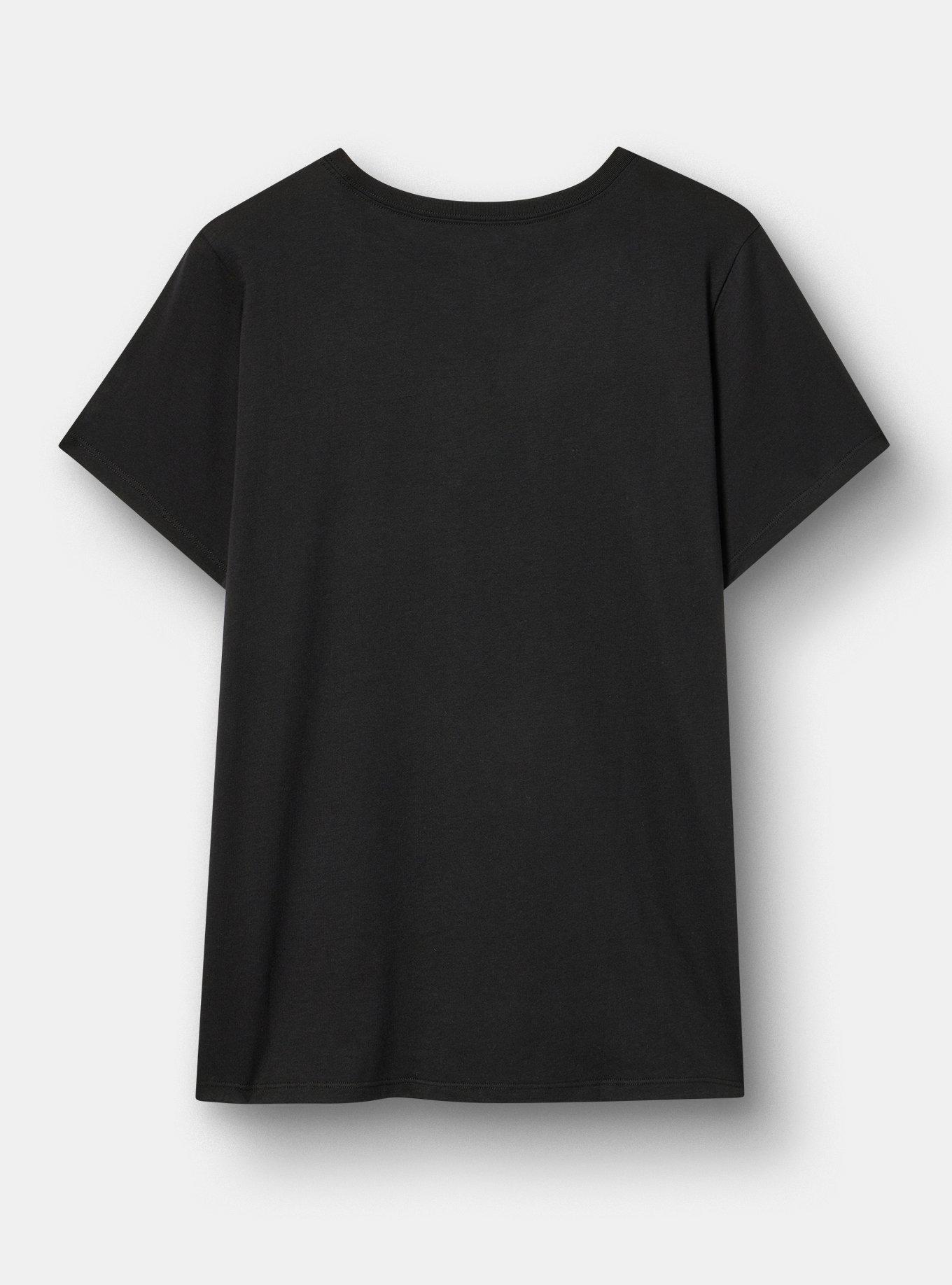 Charmed Classic Cotton Jersey Tee, CHARMED BOOK DEEP BLACK, alternate