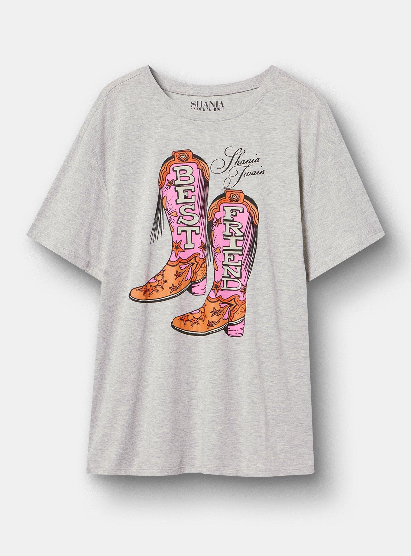 Shania Twain Relaxed Cotton Jersey Tee