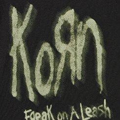 Korn Relaxed Cotton Jersey Tee, KORN FREAK DEEP BLACK, swatch