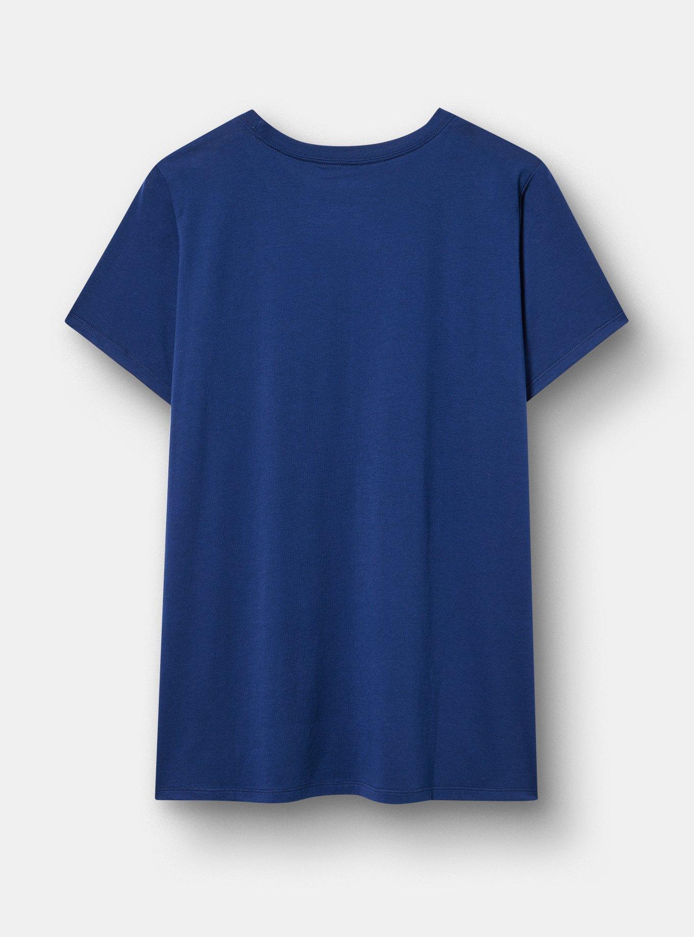 White Lotus Classic Cotton Jersey Tee, MARTINI LOTUS MEDIEVAL BLUE, alternate