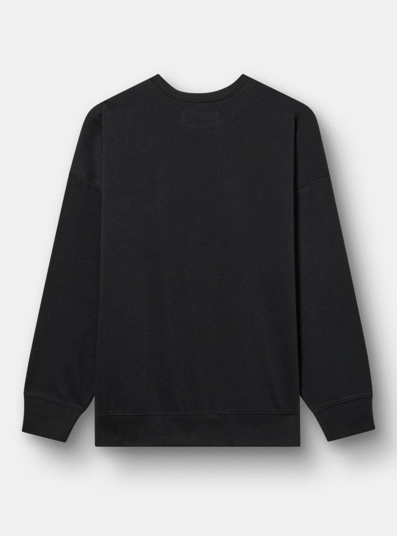 NFL Buffalo Bills Rhinestone Relaxed Fleece Sweatshirt, BUFFALO BILLS DEEP BLACK, alternate