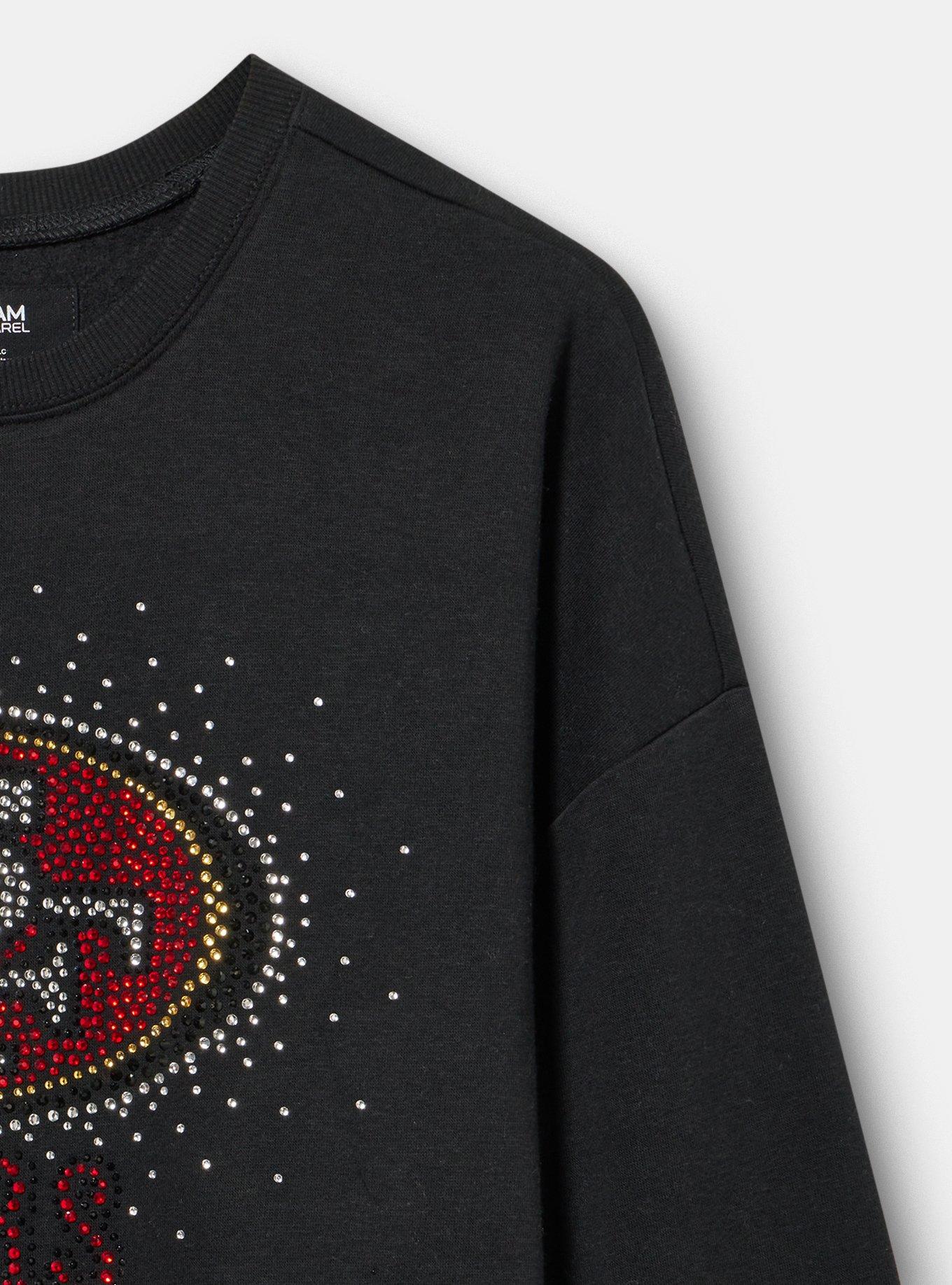 NFL San Fransisco 49ers Rhinestone Relaxed Fleece Sweatshirt