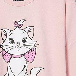 Plus Size Aristocats Classic Fleece Sweatshirt, I DO AS I PLEASE CORAL BLUSH, swatch