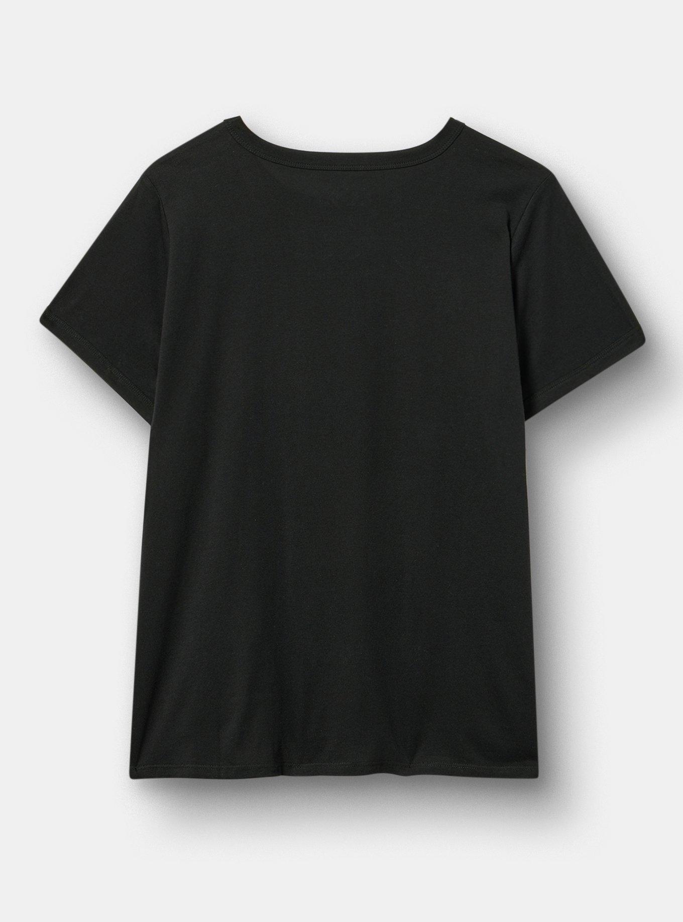 Charli xcx Classic Cotton Jersey Tee, BRAT DEEP BLACK, alternate