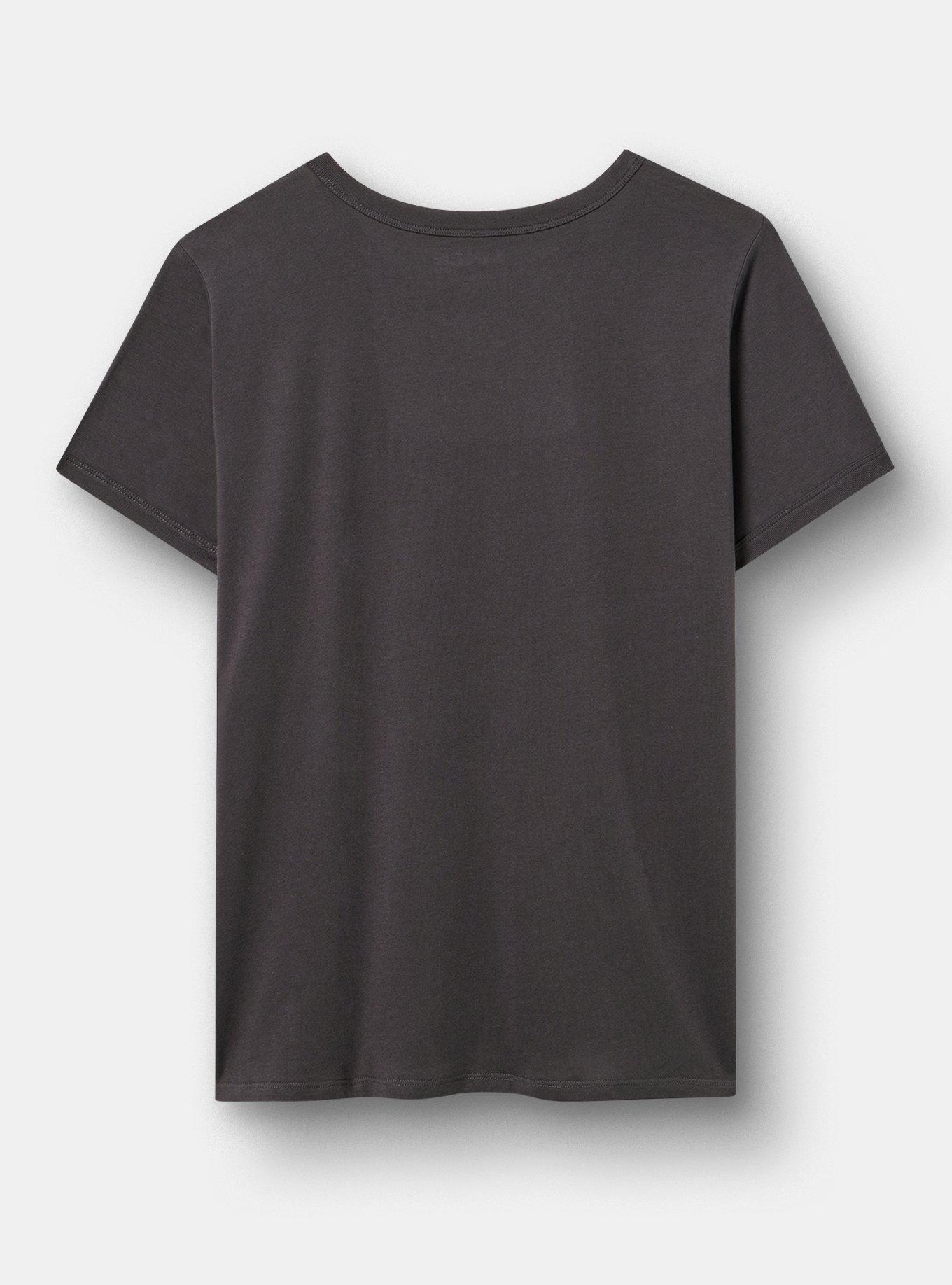 Spice Girls Cotton Jersey Crop Tee, SPICE OBSIDIAN, alternate