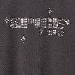 Spice Girls Cotton Jersey Crop Tee, SPICE OBSIDIAN, swatch