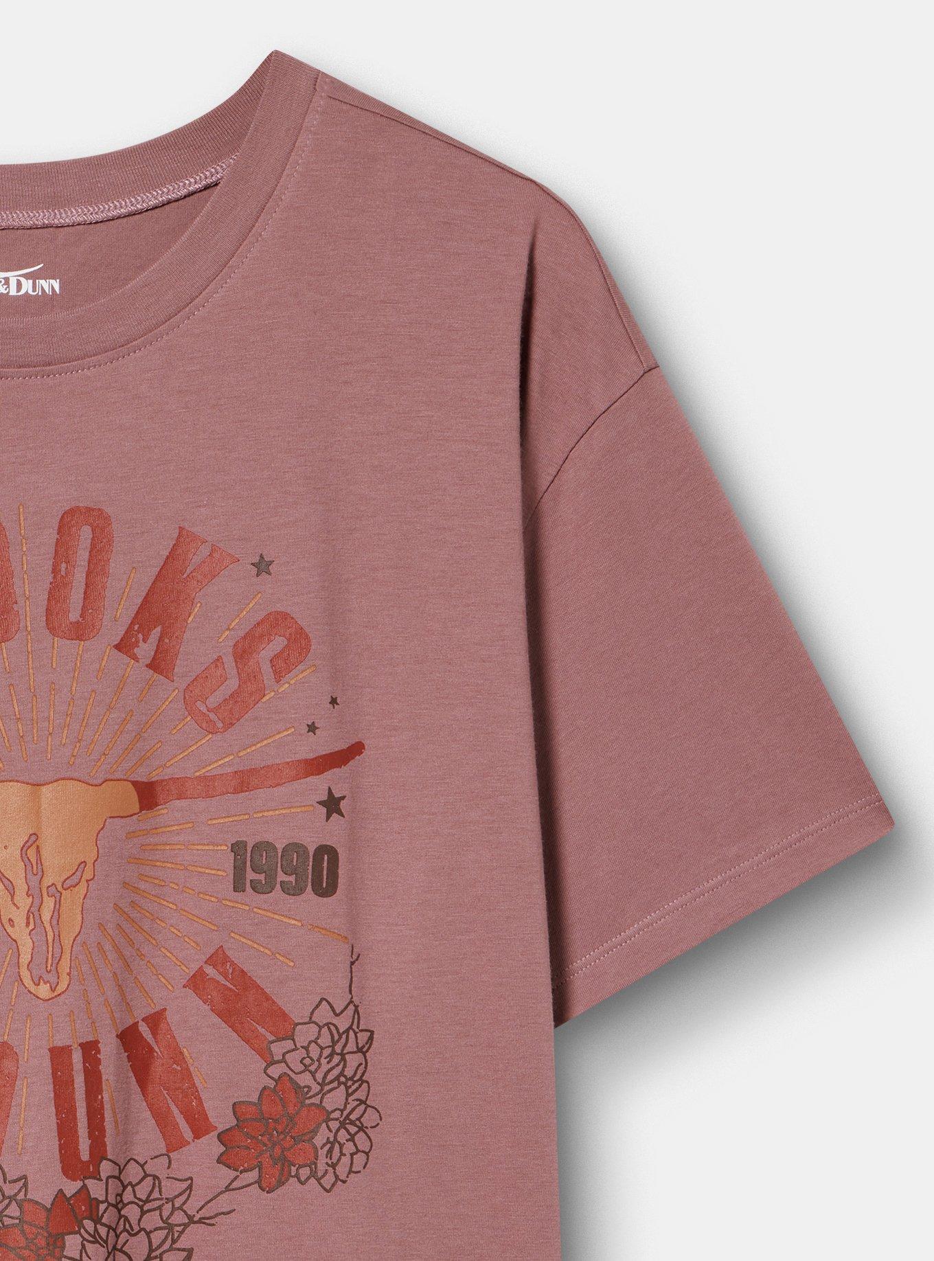 Brooks & Dunn Relaxed Cotton Jersey Tee, BROOKS AND DUNN ROSE TAUPE, alternate