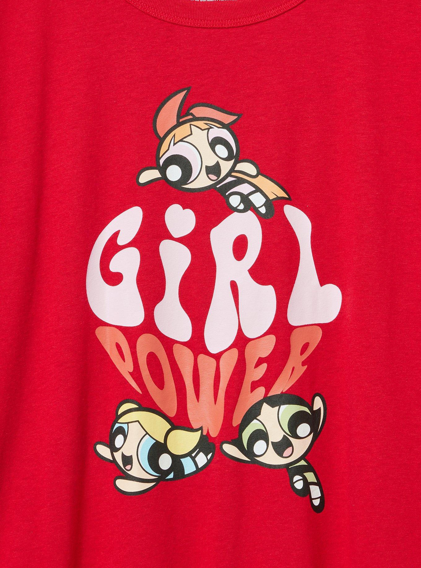 Powerpuff Girls Cotton Jersey Tee, GIRL POWER JESTER RED, alternate