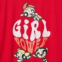 Powerpuff Girls Cotton Jersey Tee, GIRL POWER JESTER RED, swatch