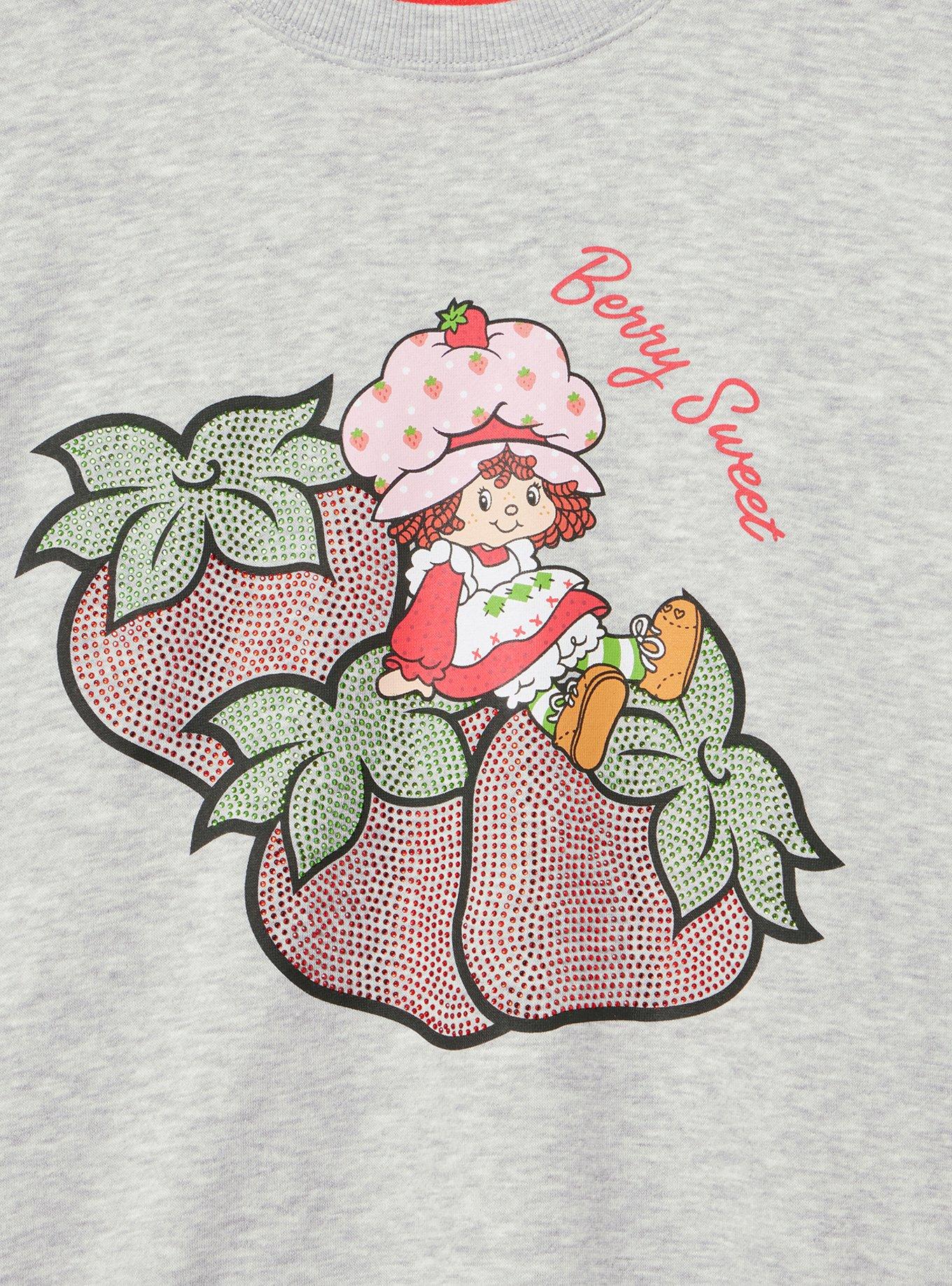 Strawberry Shortcake Classic Fleece Sweatshirt, BERRY SWEET LT HEATHER GREY, alternate