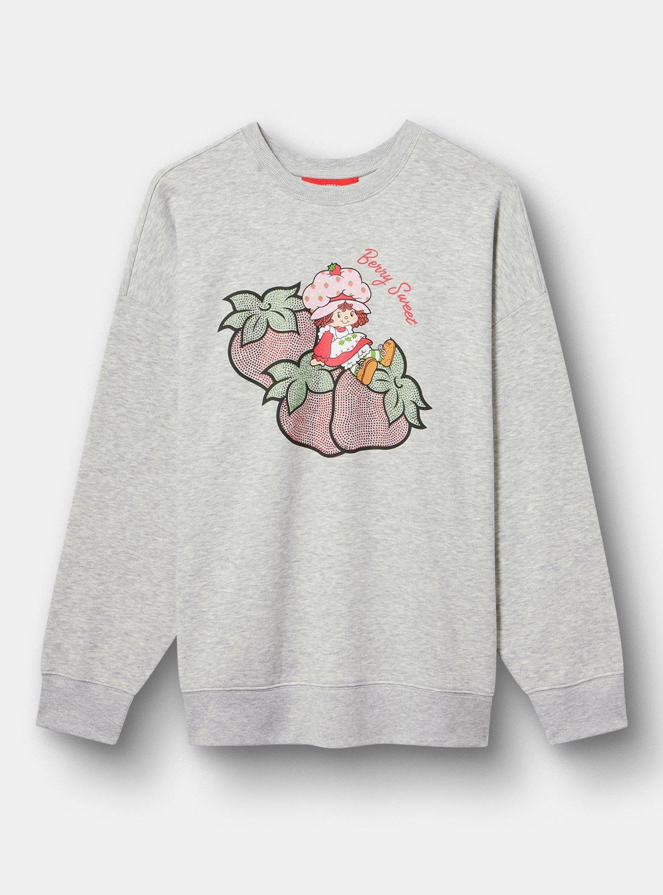 Strawberry Shortcake Classic Fleece Sweatshirt, BERRY SWEET LT HEATHER GREY, hi-res