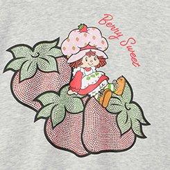 Strawberry Shortcake Classic Fleece Sweatshirt, BERRY SWEET LT HEATHER GREY, swatch