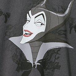 Maleficent Cotton Jersey Long Sleeve Tee, MALEFICENT OBSIDIAN, swatch