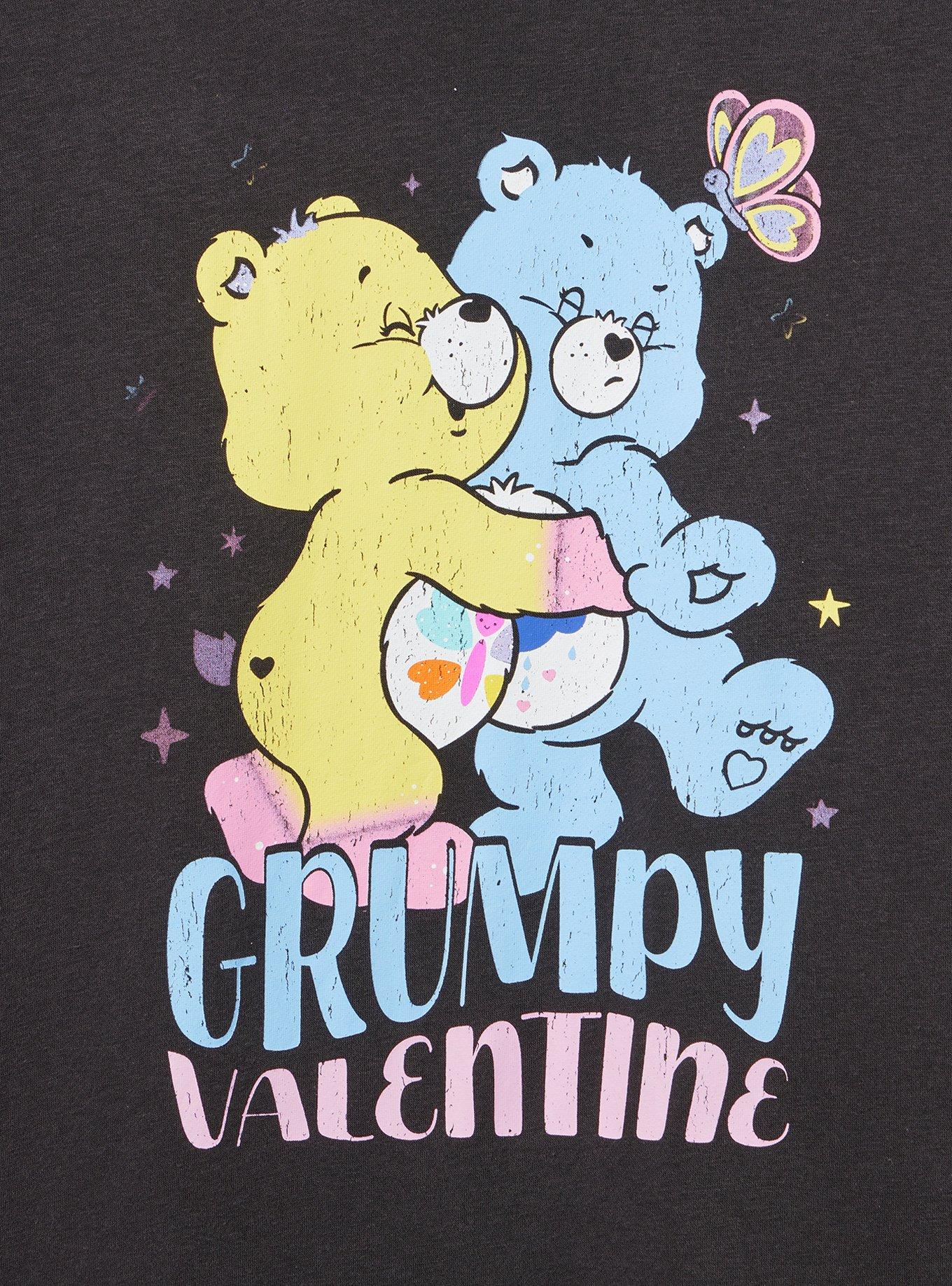 Care Bears Relaxed Fleece Sweatshirt, GRUMPY LOVE OBSIDIAN, alternate