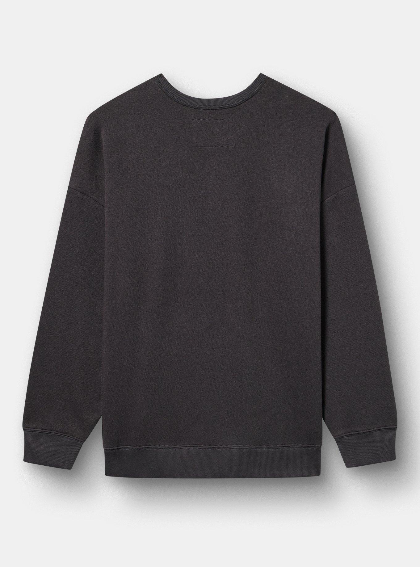 Care Bears Relaxed Fleece Sweatshirt, GRUMPY LOVE OBSIDIAN, alternate