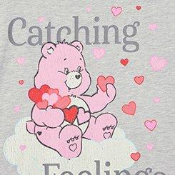 Plus Size Care Bears Relaxed Cotton Jersey Tee, CATCHING FEELINGS LIGHT HEATHER GRAY, swatch