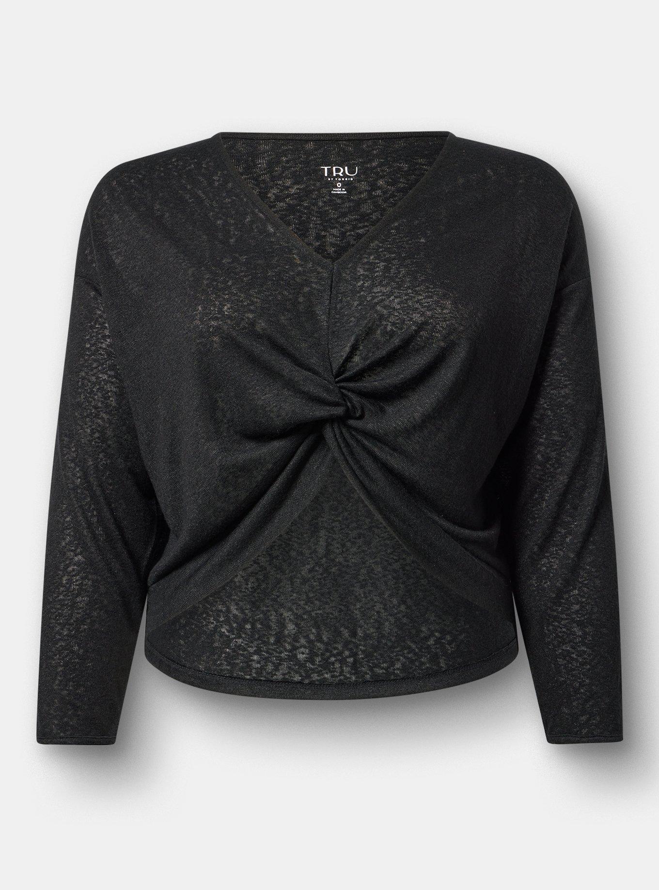 Lightweight Hacci Hi-Low Active Overshirt