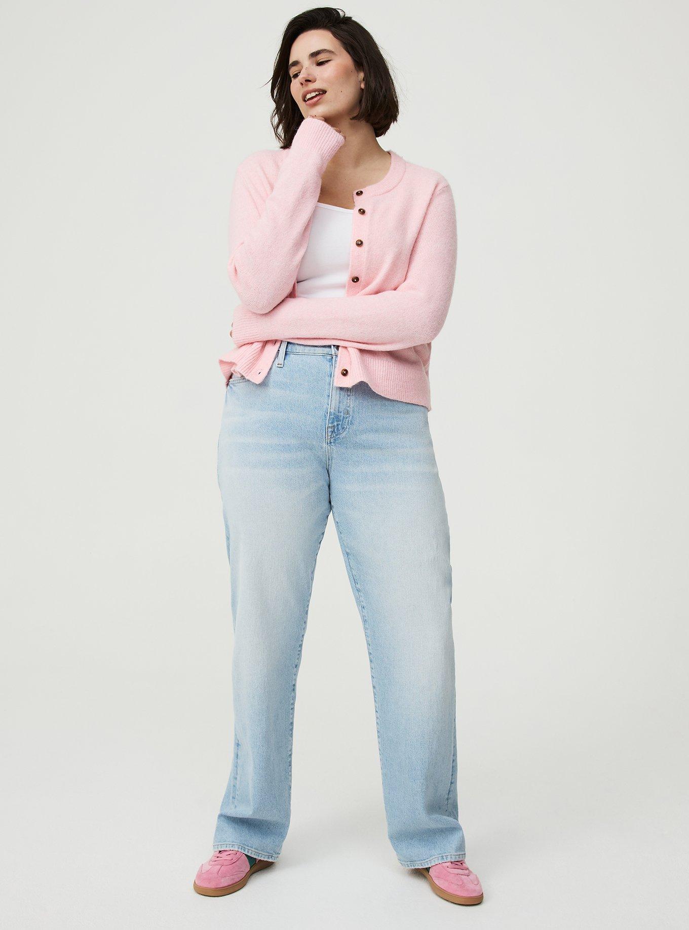 Vegan Cashmere Cropped Cardigan, TICKLED PINK VEGAN CASHMERE, alternate