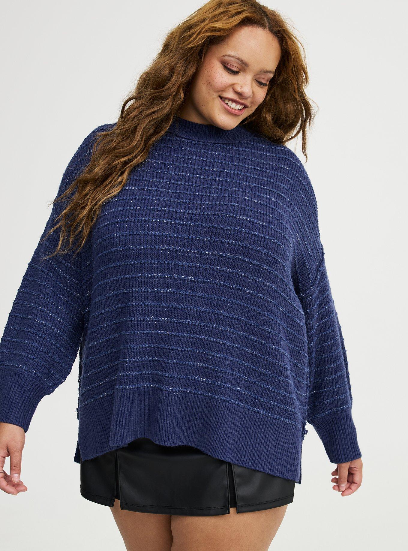 Drop Shoulder Crewneck Sweater