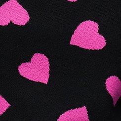 Luxe Cozy Crew Neck Pullover Sweater, HEARTY BLACK, swatch