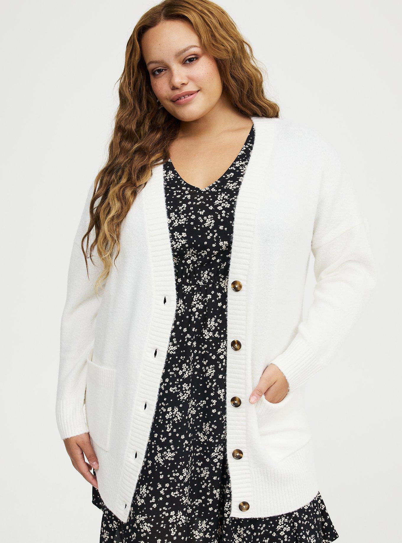 Vegan Cashmere Boyfriend Cardigan