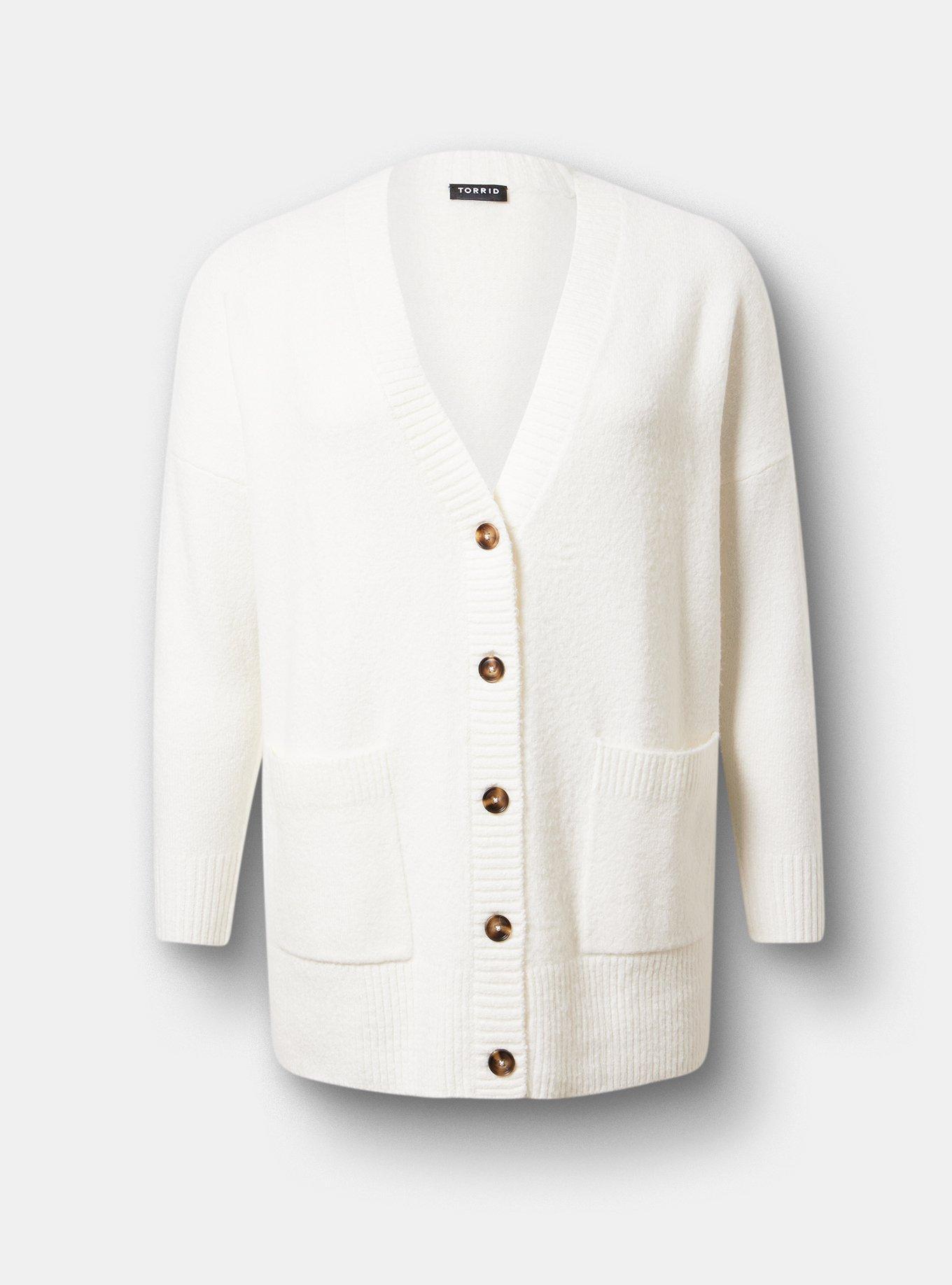 Vegan Cashmere Boyfriend Cardigan