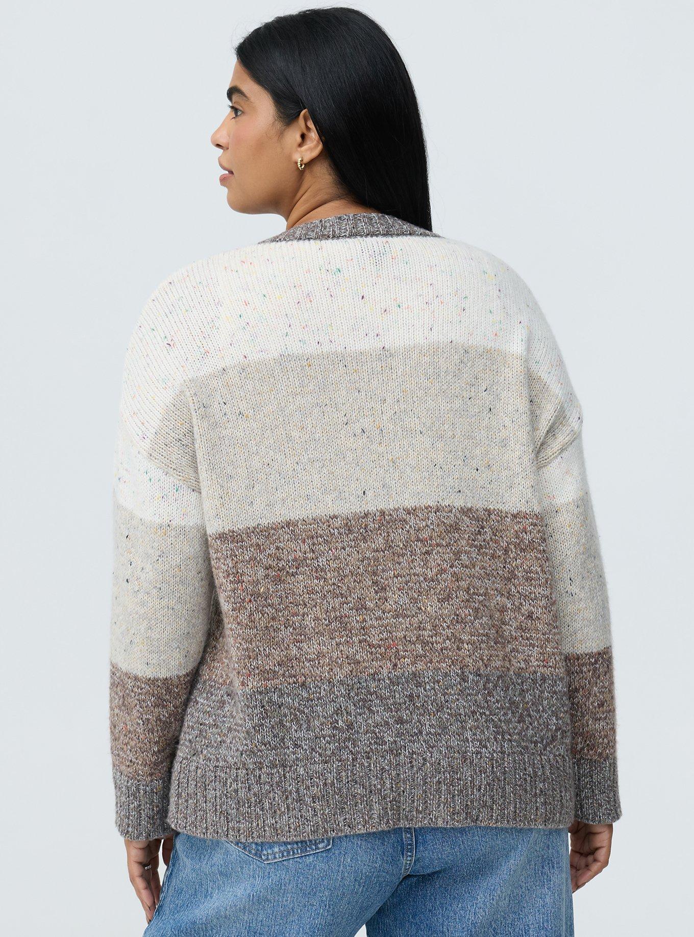 V-Neck Cardigan, MULTI COLOR, alternate