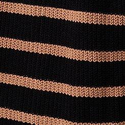 Chenille V-Neck Cardigan, DEEP BLACK, swatch