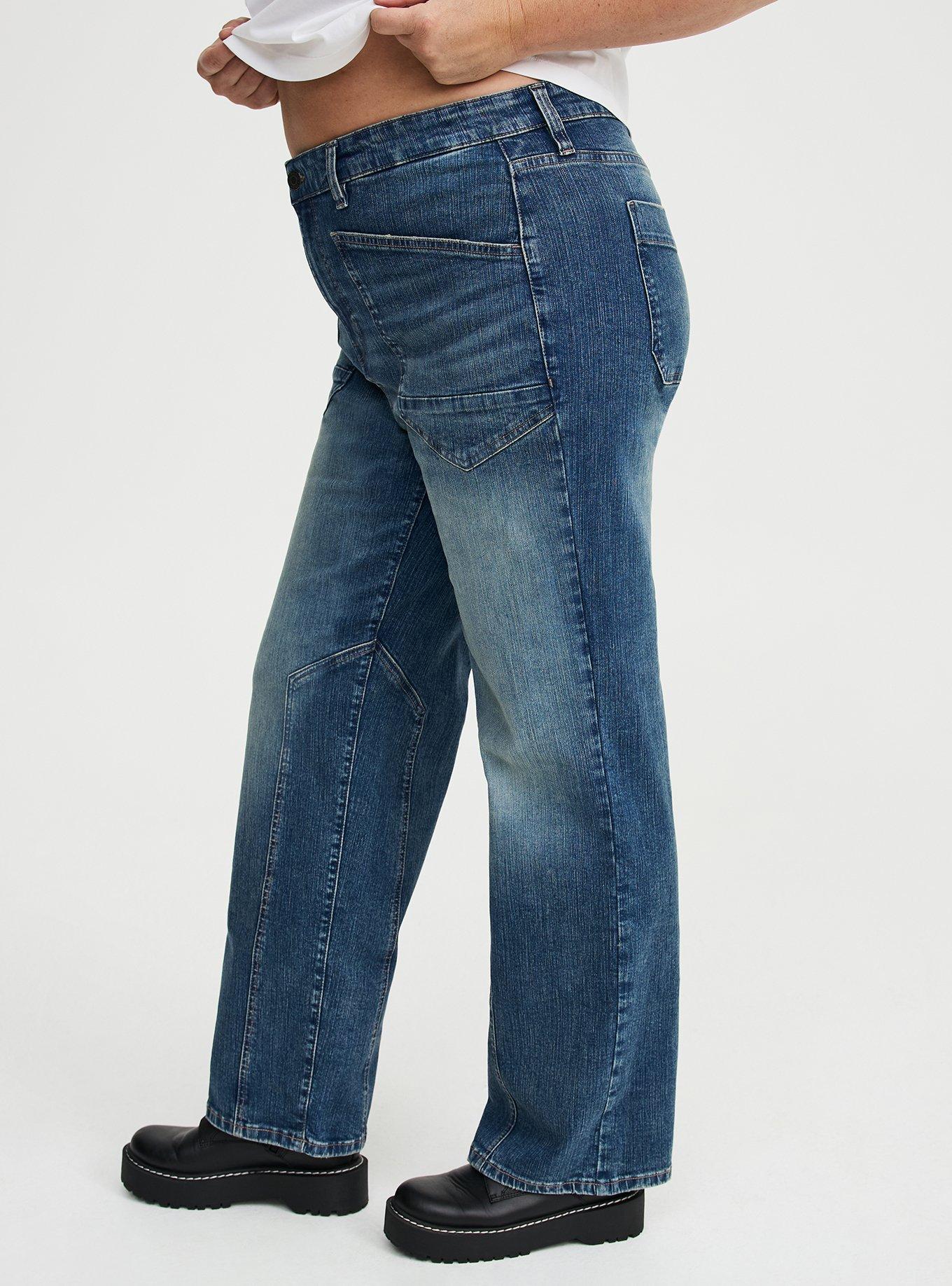 High-Rise Straight Denim Jean, SERENDIPITY, alternate