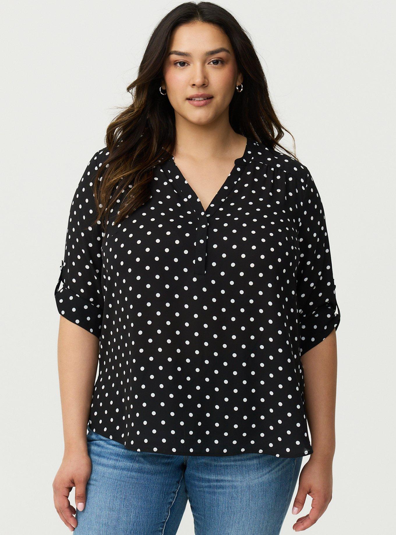 Harper Georgette Straight Hem Blouse