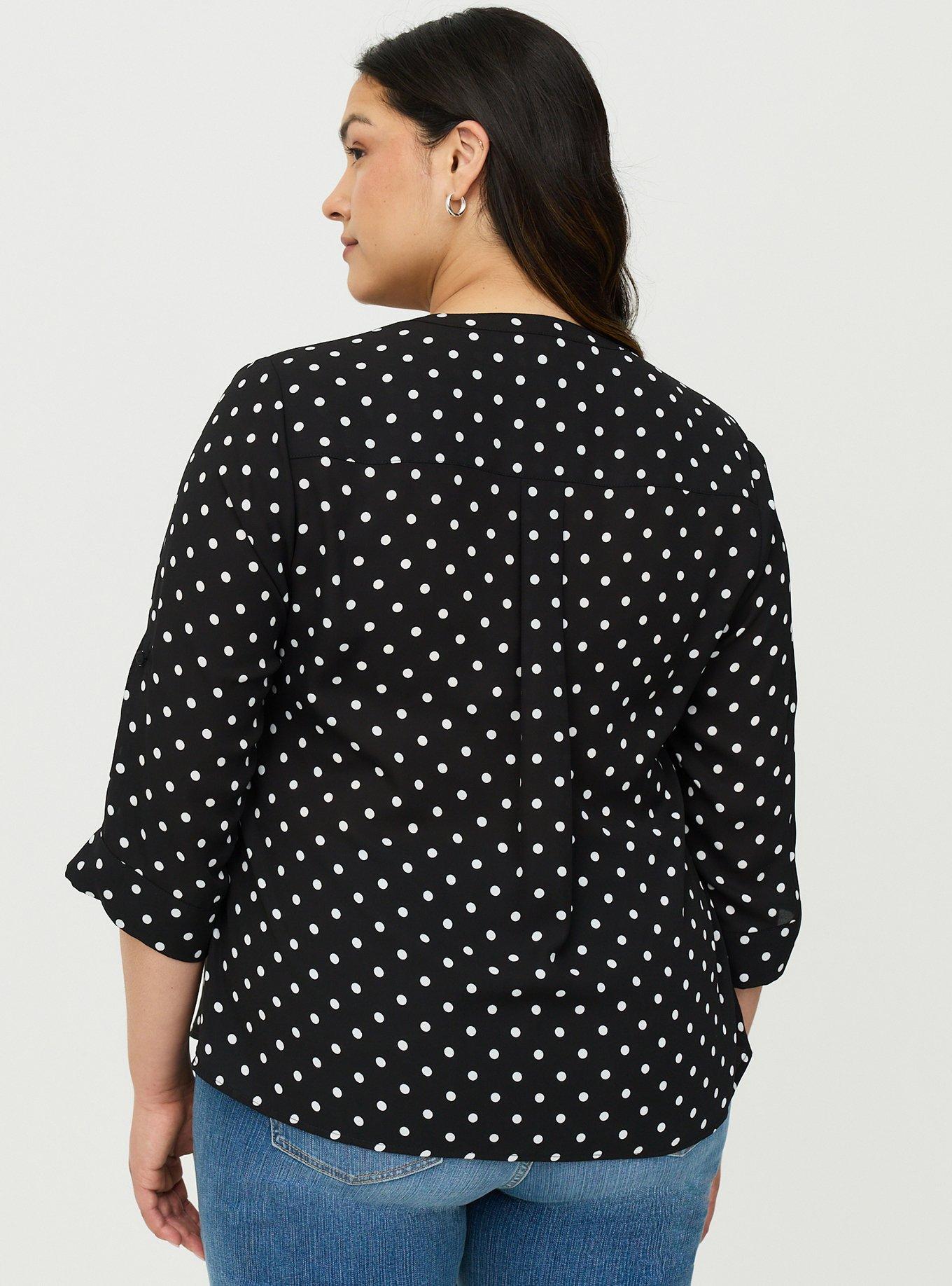 Harper Georgette Straight Hem Blouse