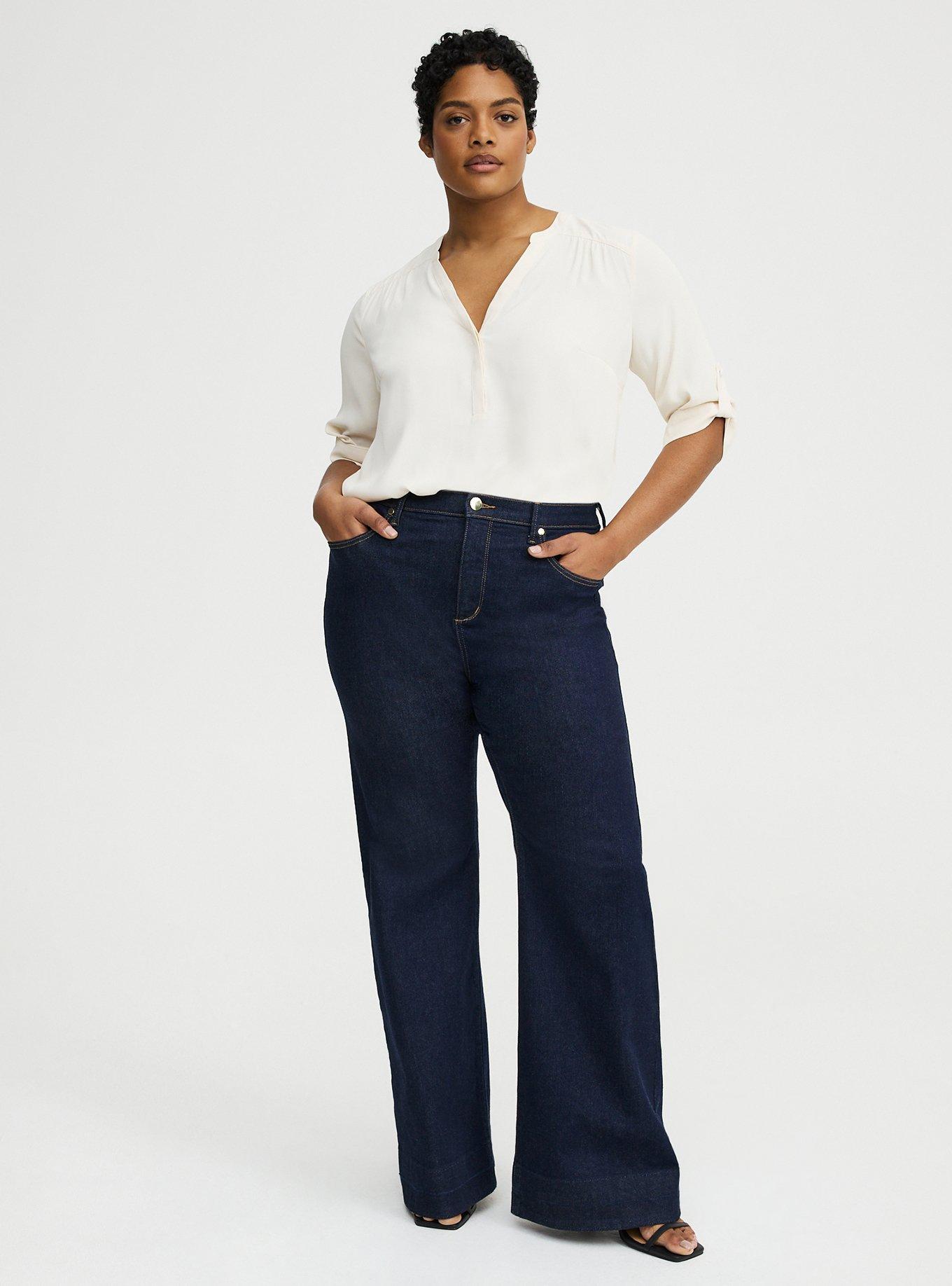 Harper Georgette Straight Hem Blouse, WHITE SWAN, alternate