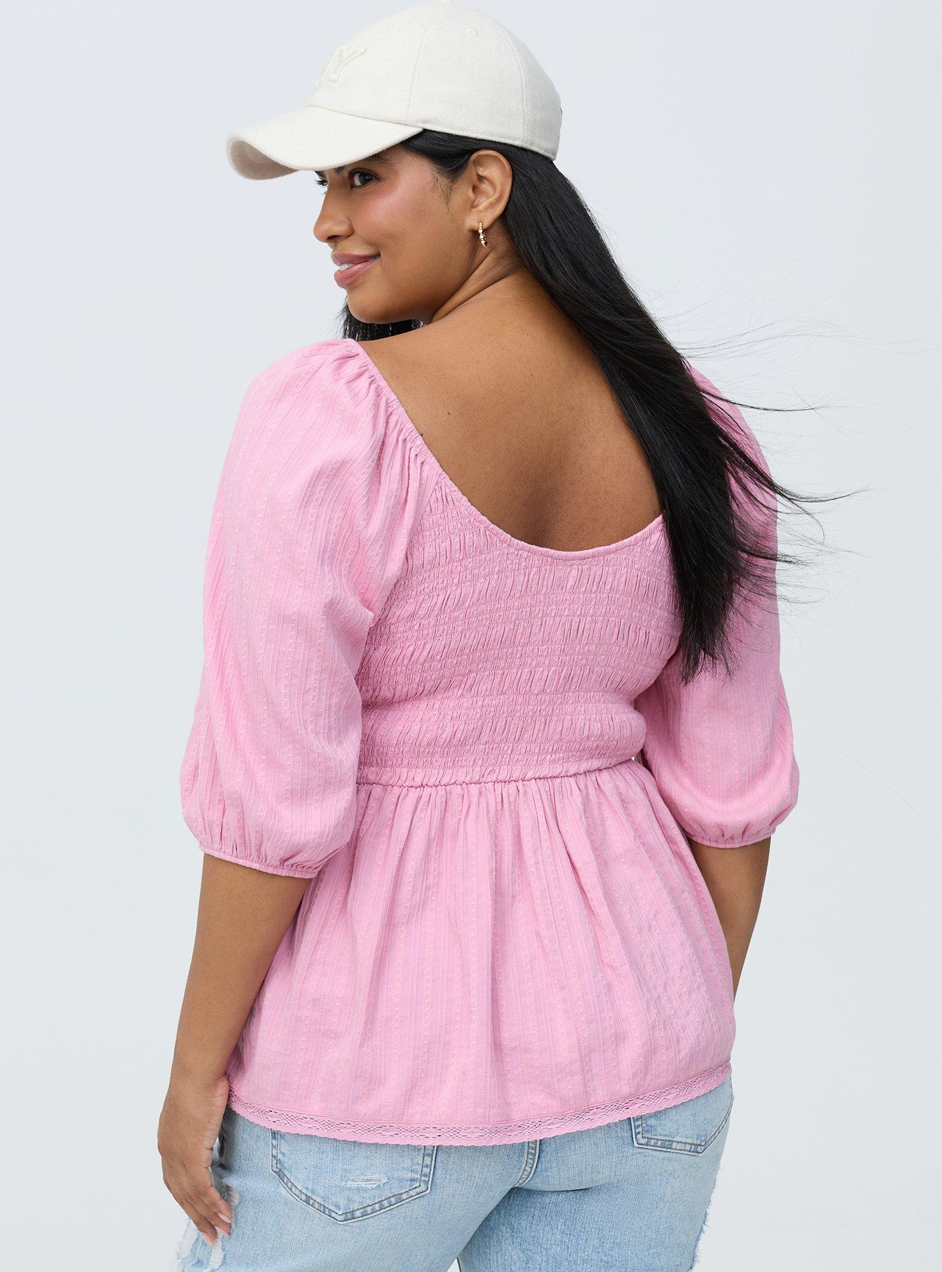 Smocked Babydoll Top