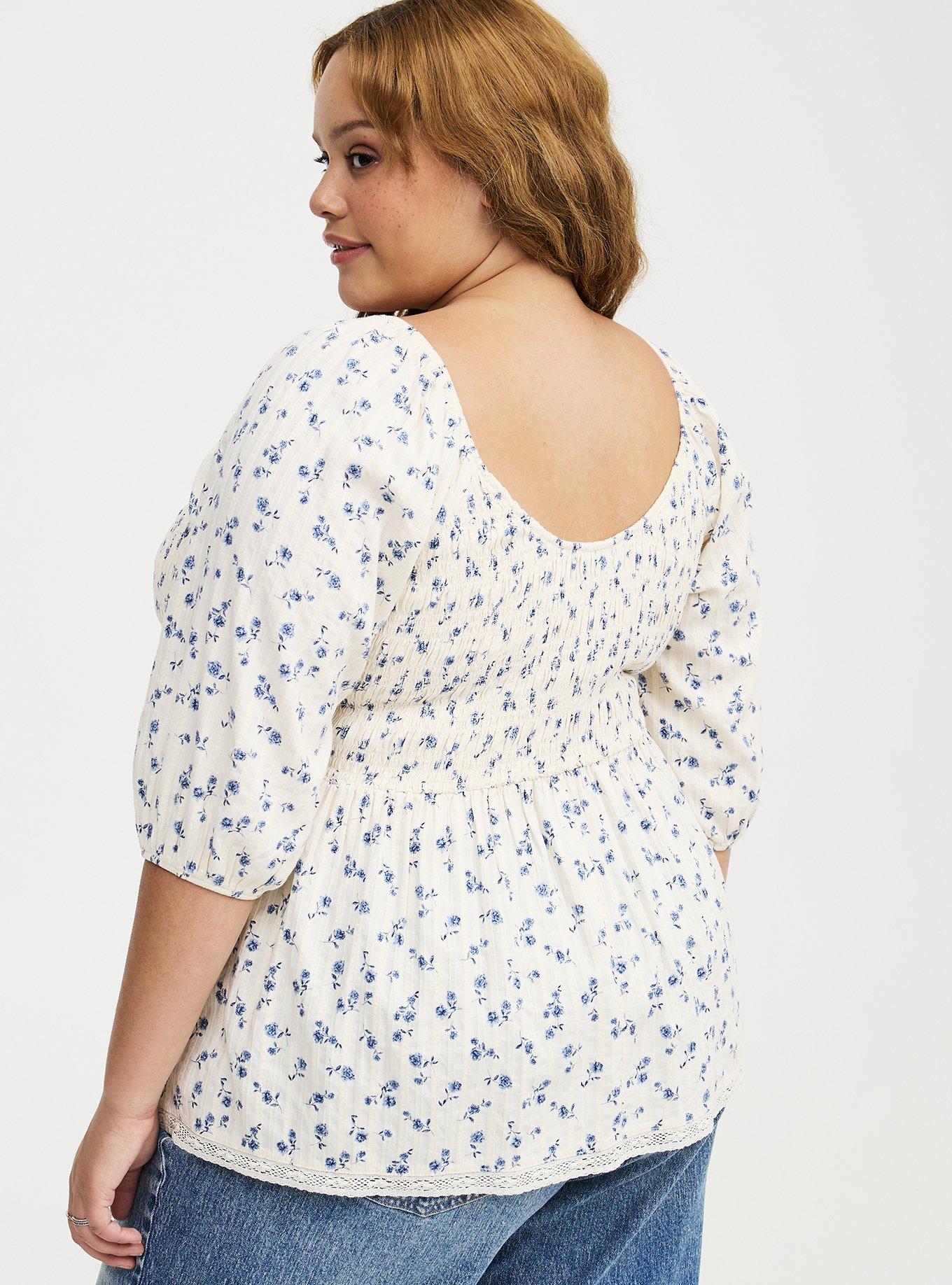 Smocked Babydoll Top