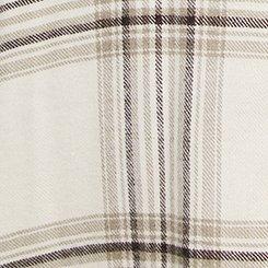 Plus Size Relaxed Button-Up Shirt, PIA PLAID IVORY, swatch