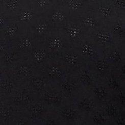 Ruffle Trim Blouse, DEEP BLACK, swatch