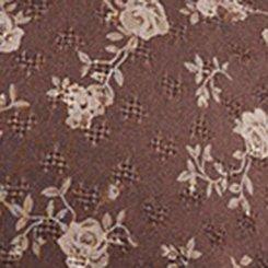 Ruffle Trim Blouse, RENA DITSY FLORAL BROWN, swatch