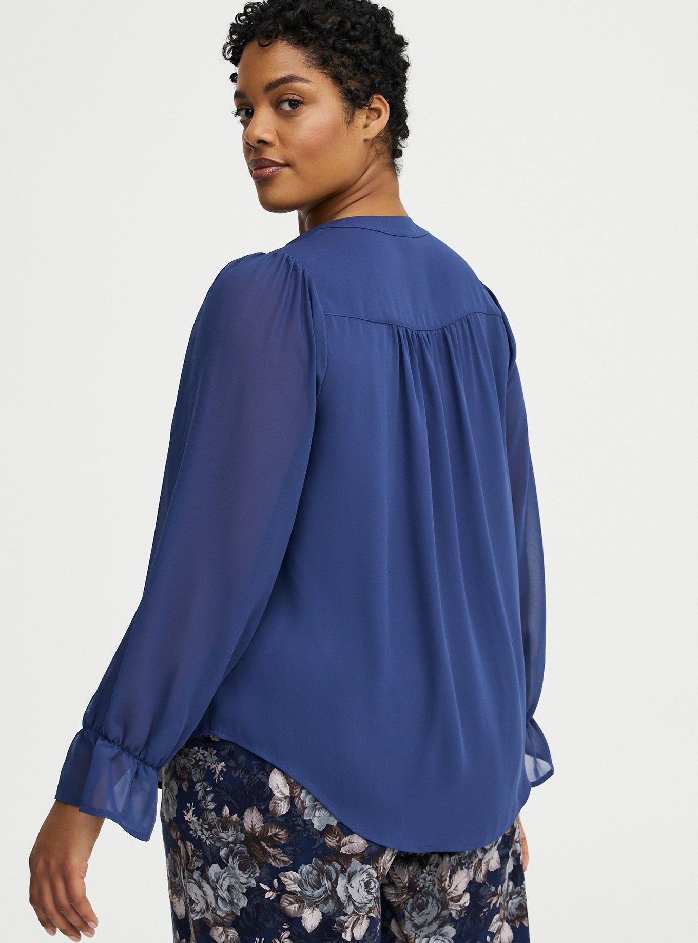 Harper Chiffon Sleeve Top, OCEANA, alternate
