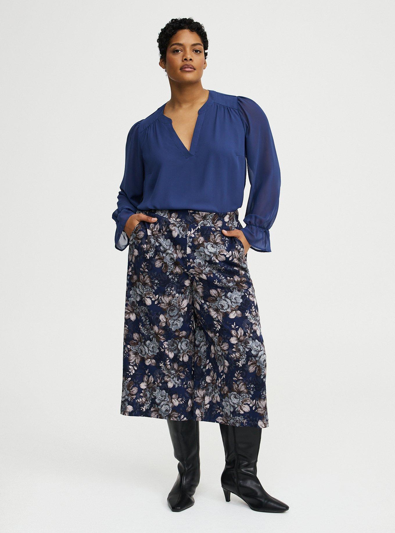 Harper Chiffon Sleeve Top, OCEANA, alternate