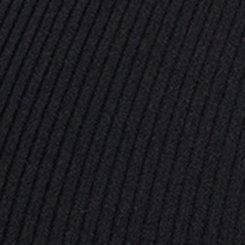 TRU Performance Rib Active Sports Bra with Piping, DEEP BLACK, swatch