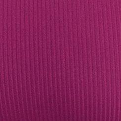 TRU Performance Rib Active Sports Bra with Piping, PLUM CASPIA, swatch