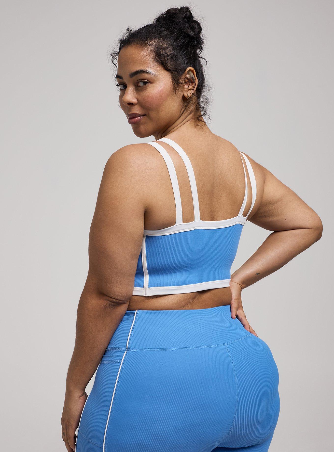 TRU Performance Rib Active Sports Bra with Piping, REGATTA, alternate