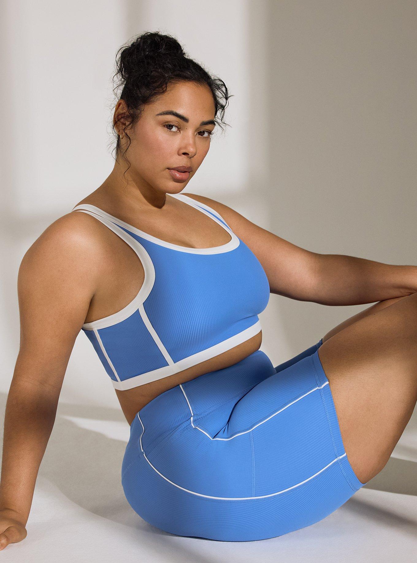 TRU Performance Rib Active Sports Bra with Piping, REGATTA, hi-res