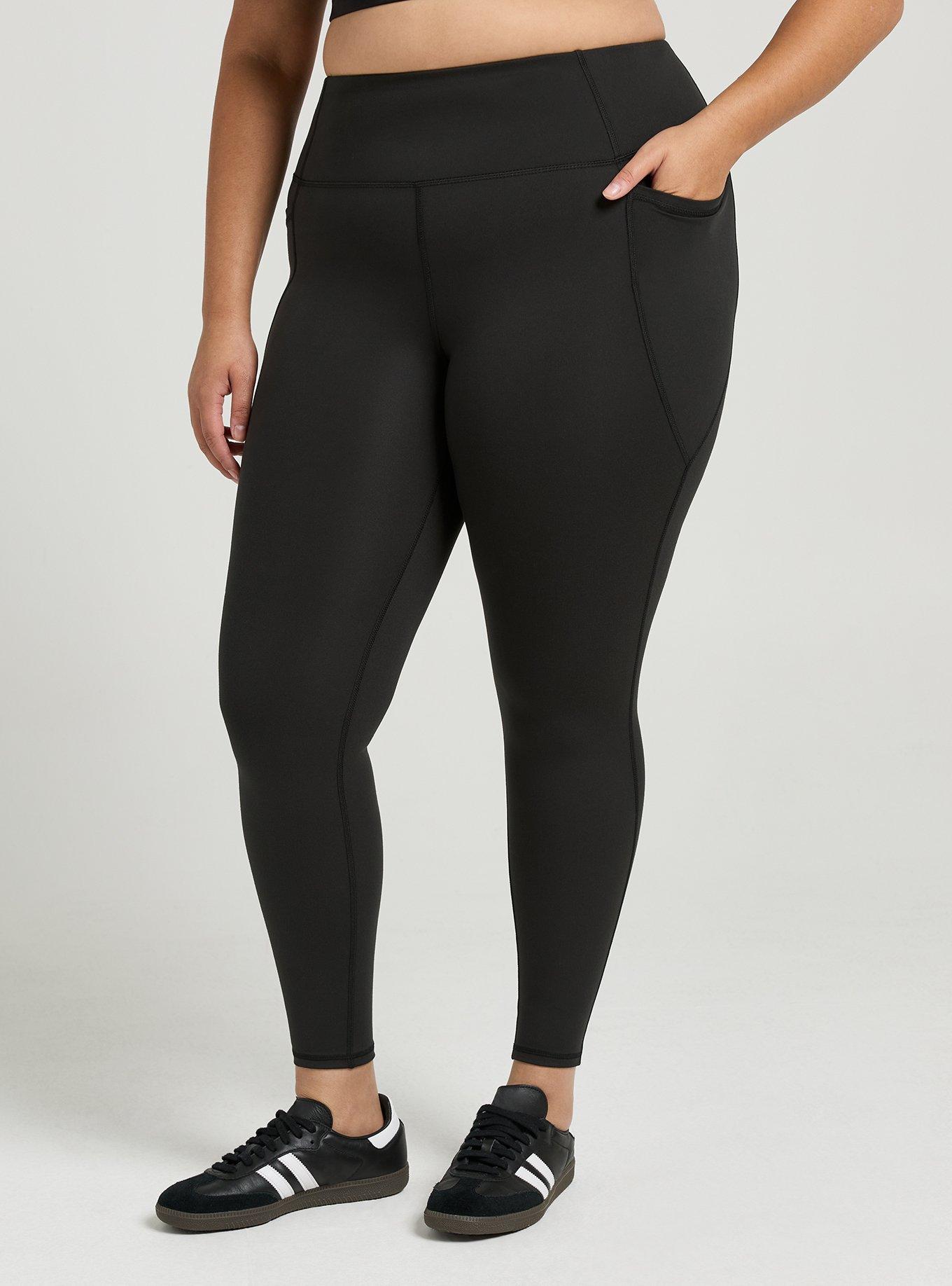 TRU Performance Butter Full Length Active Legging, DEEP BLACK, alternate