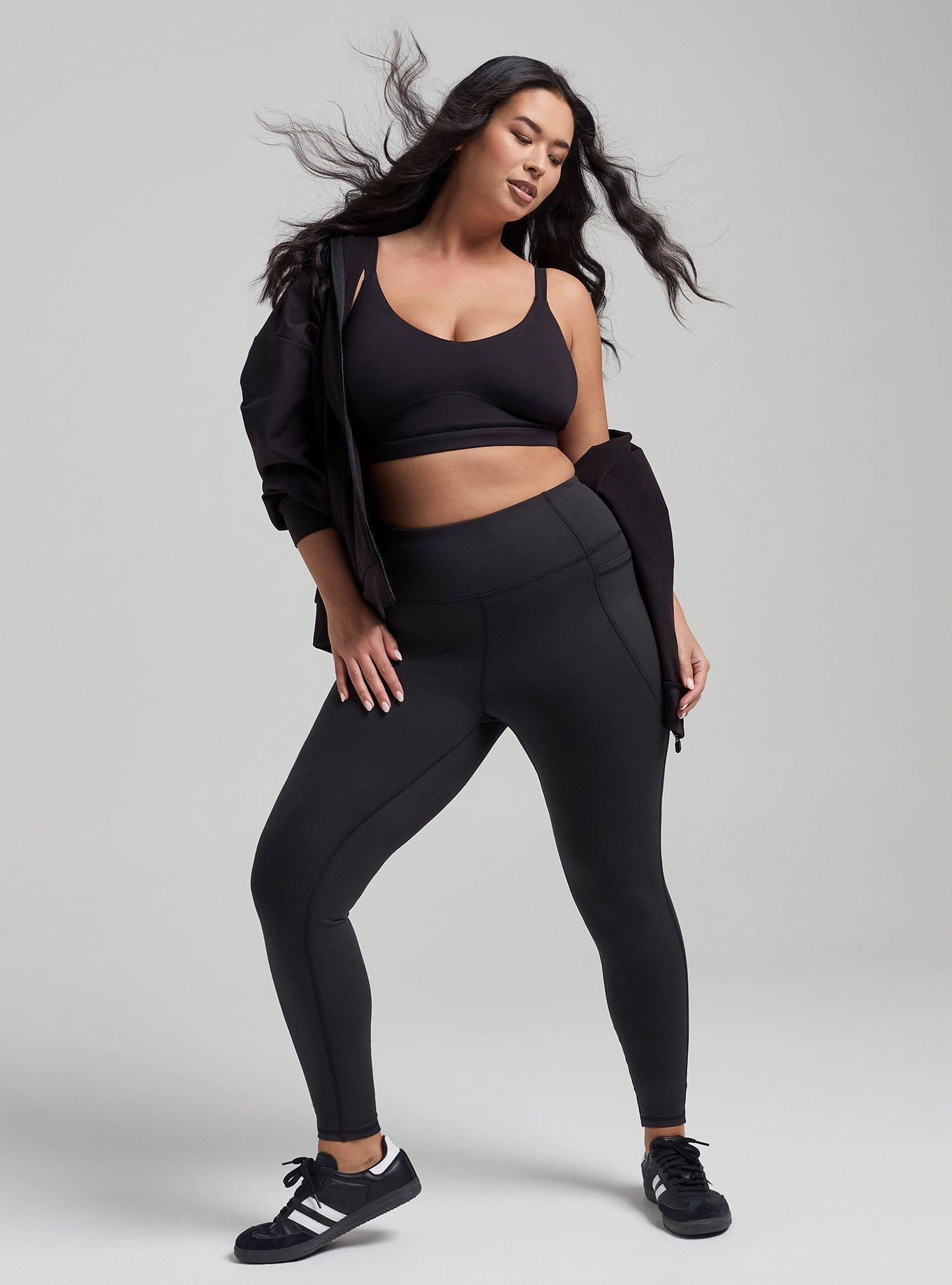 Performance Butter Full Length Active Legging, DEEP BLACK, hi-res