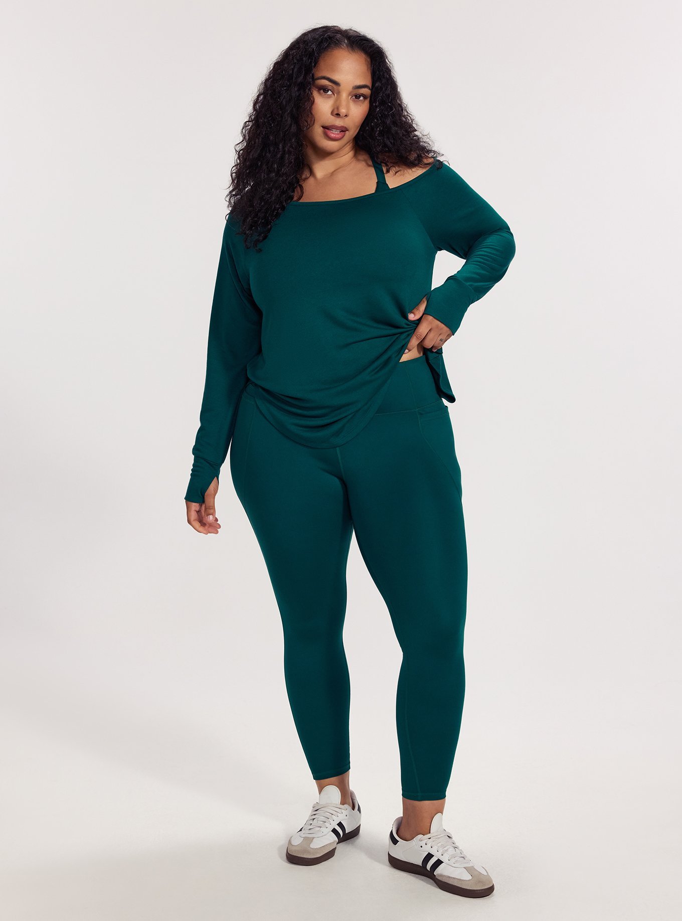 TRU Performance Butter Full Length Active Legging, BOTANICAL GARDEN, hi-res