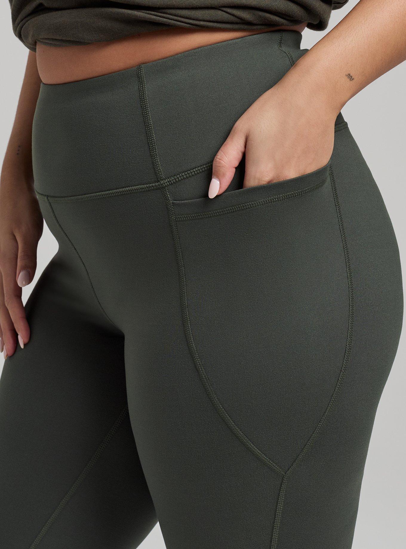 TRU Performance Butter Full Length Active Legging, FOREST NIGHT, alternate