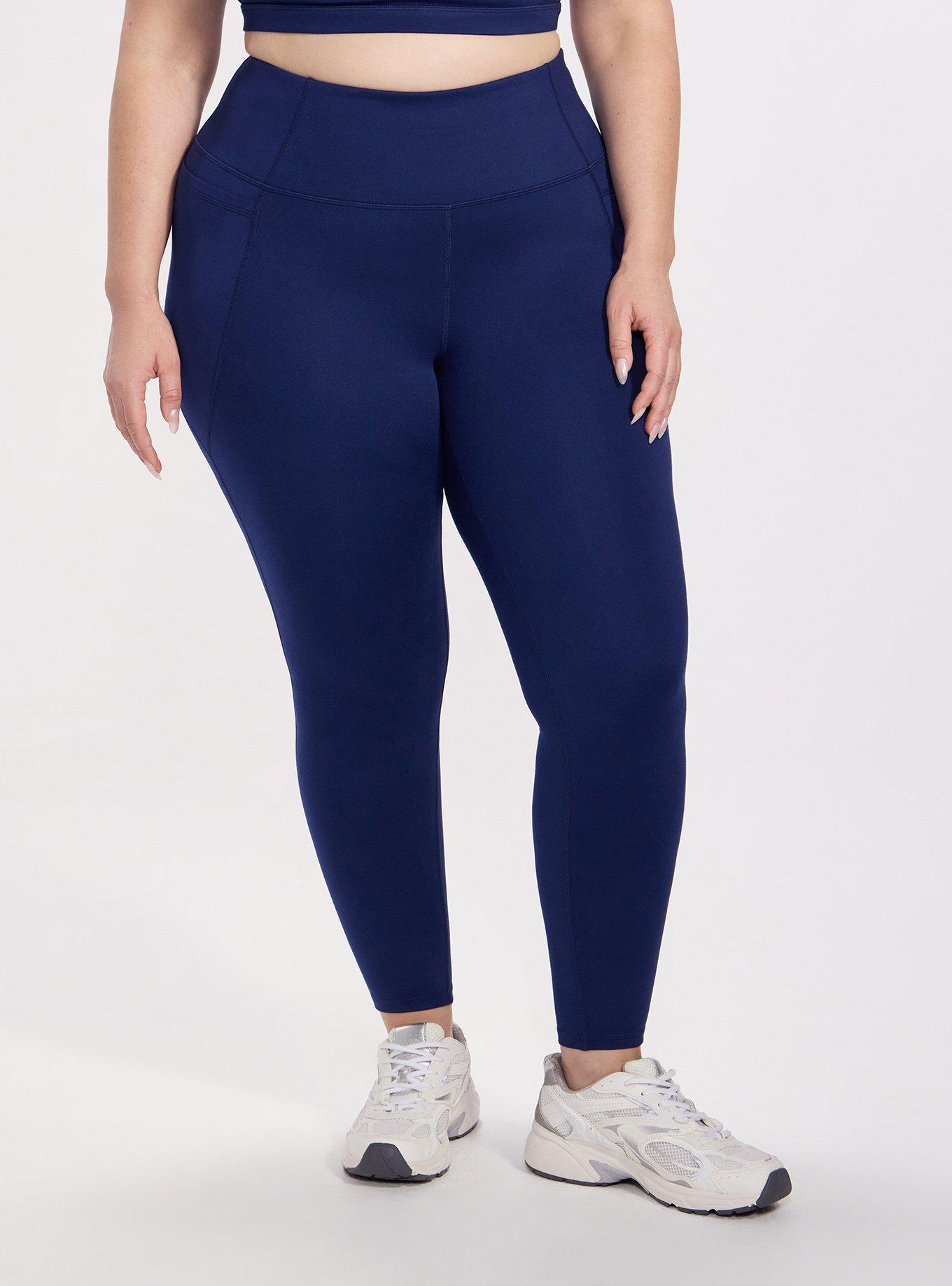 TRU Performance Butter Full-Length Active Legging, MEDIEVAL BLUE, alternate
