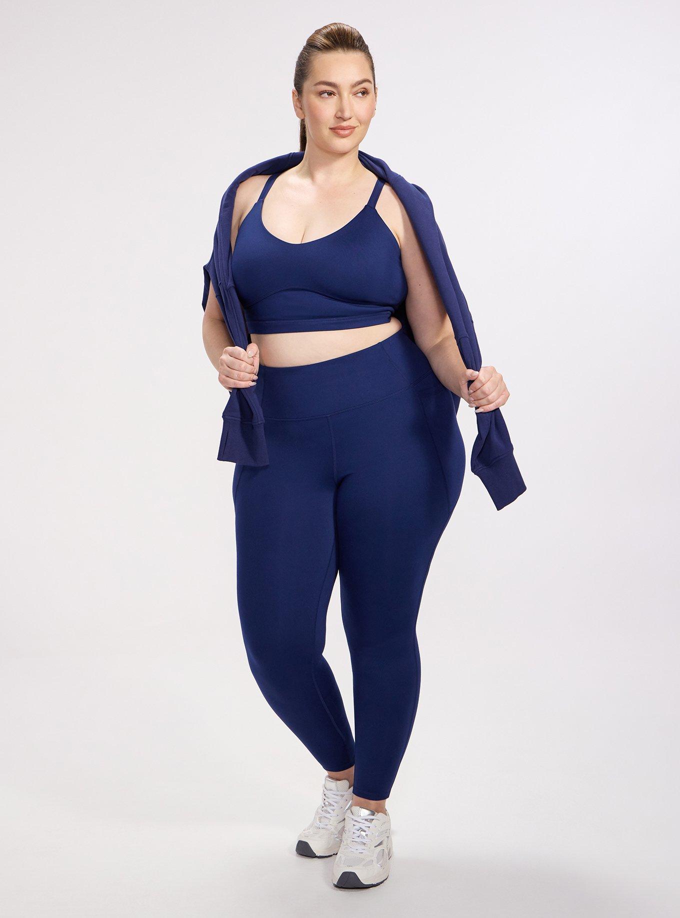 TRU Performance Butter Full-Length Active Legging, MEDIEVAL BLUE, hi-res